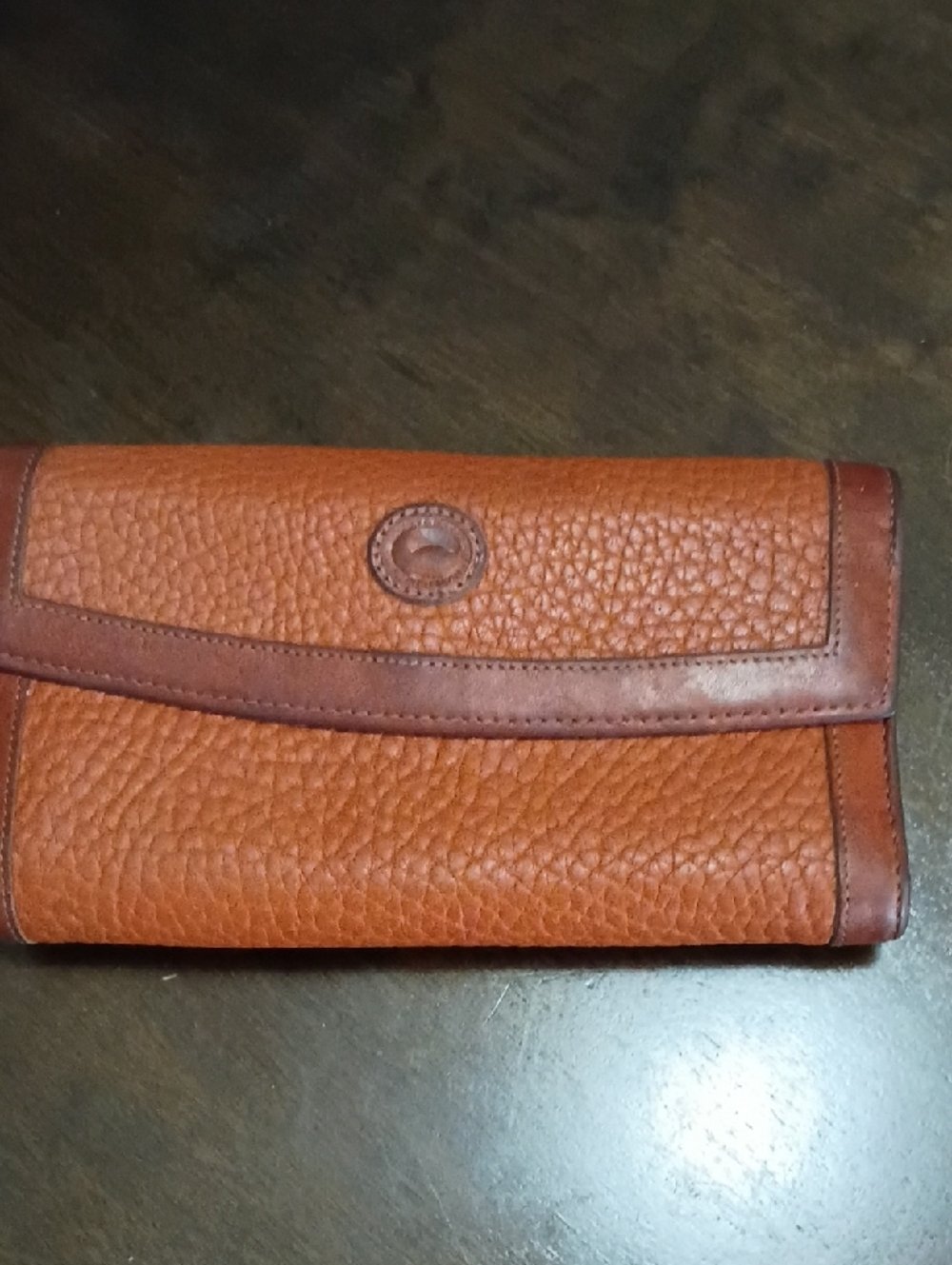 Dooney & Bourke Wallet Guc With Kisslock Coin Attached